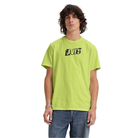 Levi’s Graphic Crewneck Tee - Wild Lime XL - Picture 1 of 7